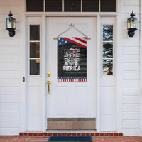 Merica Golden Retriever Garden Flag Patriotic Dog US Flag 4th Of July