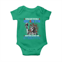 History Began July 4th 1776 Baby Onesie Bold Patriotic Statement Statue of Liberty