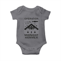 Operation Midnight Hammer Military Baby Onesie Tactical Warfare Jets Bombers - Wonder Print Shop