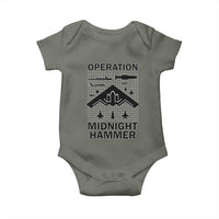 Operation Midnight Hammer Military Baby Onesie Tactical Warfare Jets Bombers - Wonder Print Shop