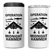 Operation Midnight Hammer Military 4 in 1 Can Cooler Tumbler Tactical Warfare Jets Bombers - Wonder Print Shop