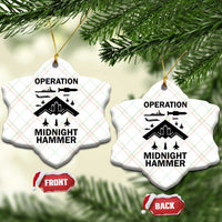 Operation Midnight Hammer Military Ceramic Ornament Tactical Warfare Jets Bombers - Wonder Print Shop