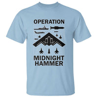 Operation Midnight Hammer Military T Shirt Tactical Warfare Jets Bombers - Wonder Print Shop