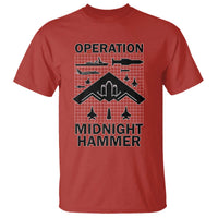 Operation Midnight Hammer Military T Shirt Tactical Warfare Jets Bombers - Wonder Print Shop