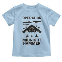 Operation Midnight Hammer Military Toddler T Shirt Tactical Warfare Jets Bombers - Wonder Print Shop