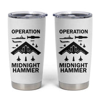Operation Midnight Hammer Military Tumbler Cup Tactical Warfare Jets Bombers - Wonder Print Shop