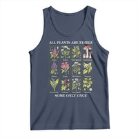 Vintage Botanical Poison Chart Graphic Tank Top All Plants Are Edible Some Only Once