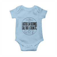 Lasted 3 14 Seconds Call That A Cream Pi Baby Onesie Funny Math Joke Adult Humor Pi Day Gift