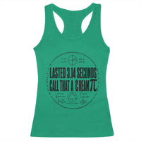 Lasted 3 14 Seconds Call That A Cream Pi Racerback Tank Top Funny Math Joke Adult Humor Pi Day Gift