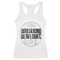 Lasted 3 14 Seconds Call That A Cream Pi Racerback Tank Top Funny Math Joke Adult Humor Pi Day Gift