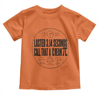 Lasted 3 14 Seconds Call That A Cream Pi Toddler T Shirt Funny Math Joke Adult Humor Pi Day Gift