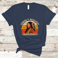 Indigenous Women T Shirt MMIW Strong Resilient MMIW Awareness Stolen Sisters - Wonder Print Shop