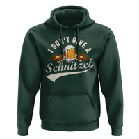 Funny Oktoberfest Drinking Hoodie I Don't Give a Schnitzel German Beer Festival