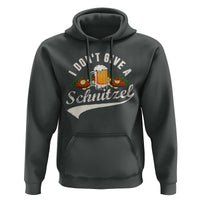 Funny Oktoberfest Drinking Hoodie I Don't Give a Schnitzel German Beer Festival