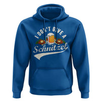 Funny Oktoberfest Drinking Hoodie I Don't Give a Schnitzel German Beer Festival