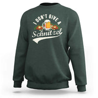 Funny Oktoberfest Drinking Sweatshirt I Don't Give a Schnitzel German Beer Festival - Wonder Print Shop