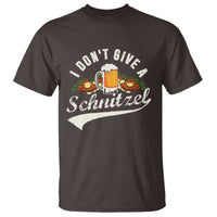 Funny Oktoberfest Drinking T Shirt I Don't Give a Schnitzel German Beer Festival - Wonder Print Shop