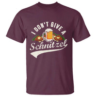 Funny Oktoberfest Drinking T Shirt I Don't Give a Schnitzel German Beer Festival - Wonder Print Shop