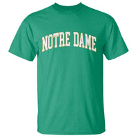 Classic Notre Dame Indiana T Shirt Retro Vintage Varsity Throwback Design - Wonder Print Shop