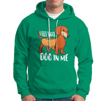 Funny Dachshund Hoodie I Got That Dog In Me Wiener Sausage Hotdog Meme - Wonder Print Shop