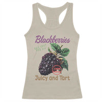 Fresh Juicy Blackberries Racerback Tank Top Retro Vintage Backberry Farmers Market
