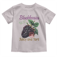 Fresh Juicy Blackberries Toddler T Shirt Retro Vintage Backberry Farmers Market