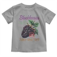 Fresh Juicy Blackberries Toddler T Shirt Retro Vintage Backberry Farmers Market