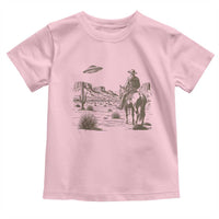 UFO Western Cowboy Toddler T Shirt Rodeo Wild West Retro Vintage Graphic