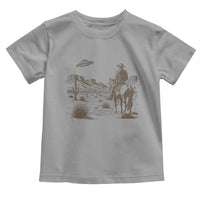 UFO Western Cowboy Toddler T Shirt Rodeo Wild West Retro Vintage Graphic