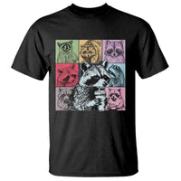 Raccoon Drinking Coffee Graphic T Shirt Funny Trash Panda Retro 90s Style - Wonder Print Shop
