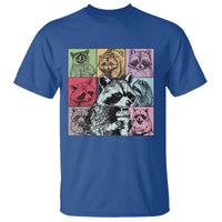 Raccoon Drinking Coffee Graphic T Shirt Funny Trash Panda Retro 90s Style - Wonder Print Shop