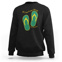 Funny Aussie Slang Sweatshirt If I Can't Wear Thongs I'm Not Going Flip Flops - Wonder Print Shop