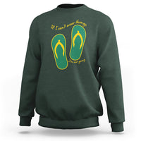 Funny Aussie Slang Sweatshirt If I Can't Wear Thongs I'm Not Going Flip Flops - Wonder Print Shop