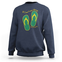 Funny Aussie Slang Sweatshirt If I Can't Wear Thongs I'm Not Going Flip Flops - Wonder Print Shop