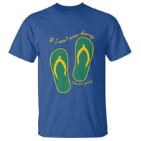 Funny Aussie Slang T Shirt If I Can't Wear Thongs I'm Not Going Flip Flops - Wonder Print Shop