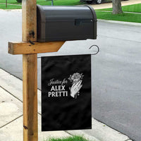 Justice for Alex Pretti Floral Memorial Garden Flag Minneapolis Jan 24 2026 Tribute