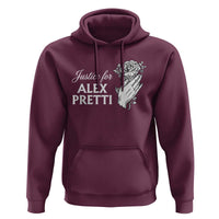 Justice for Alex Pretti Floral Memorial Hoodie Minneapolis Jan 24 2026 Tribute