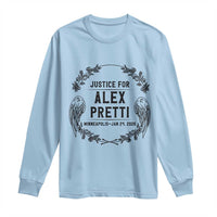 Justice for Alex Pretti Long Sleeve Shirt Minneapolis January 24 2026 Tribute Memorial Wreath