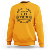 Justice for Alex Pretti Sweatshirt Minneapolis January 24 2026 Tribute Memorial Wreath