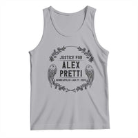 Justice for Alex Pretti Tank Top Minneapolis January 24 2026 Tribute Memorial Wreath
