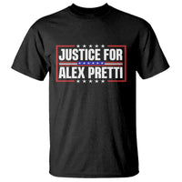 Justice for Alex Pretti Patriotic T Shirt Minneapolis Jan 24 2026 Memorial Red White and Blue