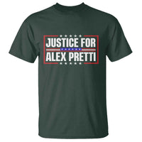Justice for Alex Pretti Patriotic T Shirt Minneapolis Jan 24 2026 Memorial Red White and Blue
