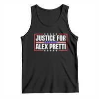 Justice for Alex Pretti Patriotic Tank Top Minneapolis Jan 24 2026 Memorial Red White and Blue