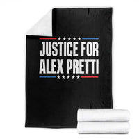 Justice for Alex Pretti Patriotic Throw Blanket Minneapolis Jan 24 2026 Memorial Tribute