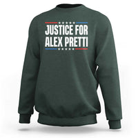Justice for Alex Pretti Patriotic Sweatshirt Minneapolis Jan 24 2026 Memorial Tribute