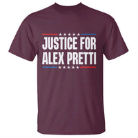 Justice for Alex Pretti Patriotic T Shirt Minneapolis Jan 24 2026 Memorial Tribute