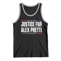Justice for Alex Pretti Patriotic Tank Top Minneapolis Jan 24 2026 Memorial Tribute