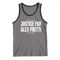 Justice for Alex Pretti Patriotic Tank Top Minneapolis Jan 24 2026 Memorial Tribute