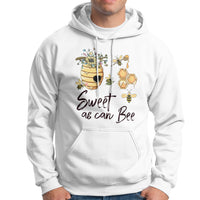 Sweet As Can Bee Floral Beehive Honey Bee Baby Shower Gender Reveal Mother's Day Shirt, Funny Bee T-shirt, Bee Lover Gift, Insect Shirts Hoodie - Wonder Print Shop