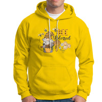 Bee Blessed Cute Bee Gnome With Honey Jar Beekeeper Shirt, Bee T-shirt, Gnome Tee, Bee Lover Gift, Insect Shirts, Spiritual Shirt Hoodie - Wonder Print Shop